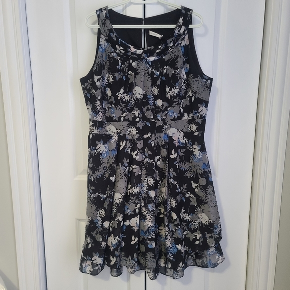 Ricki's Fit & Flare Print Dress 16 - Picture 1 of 5